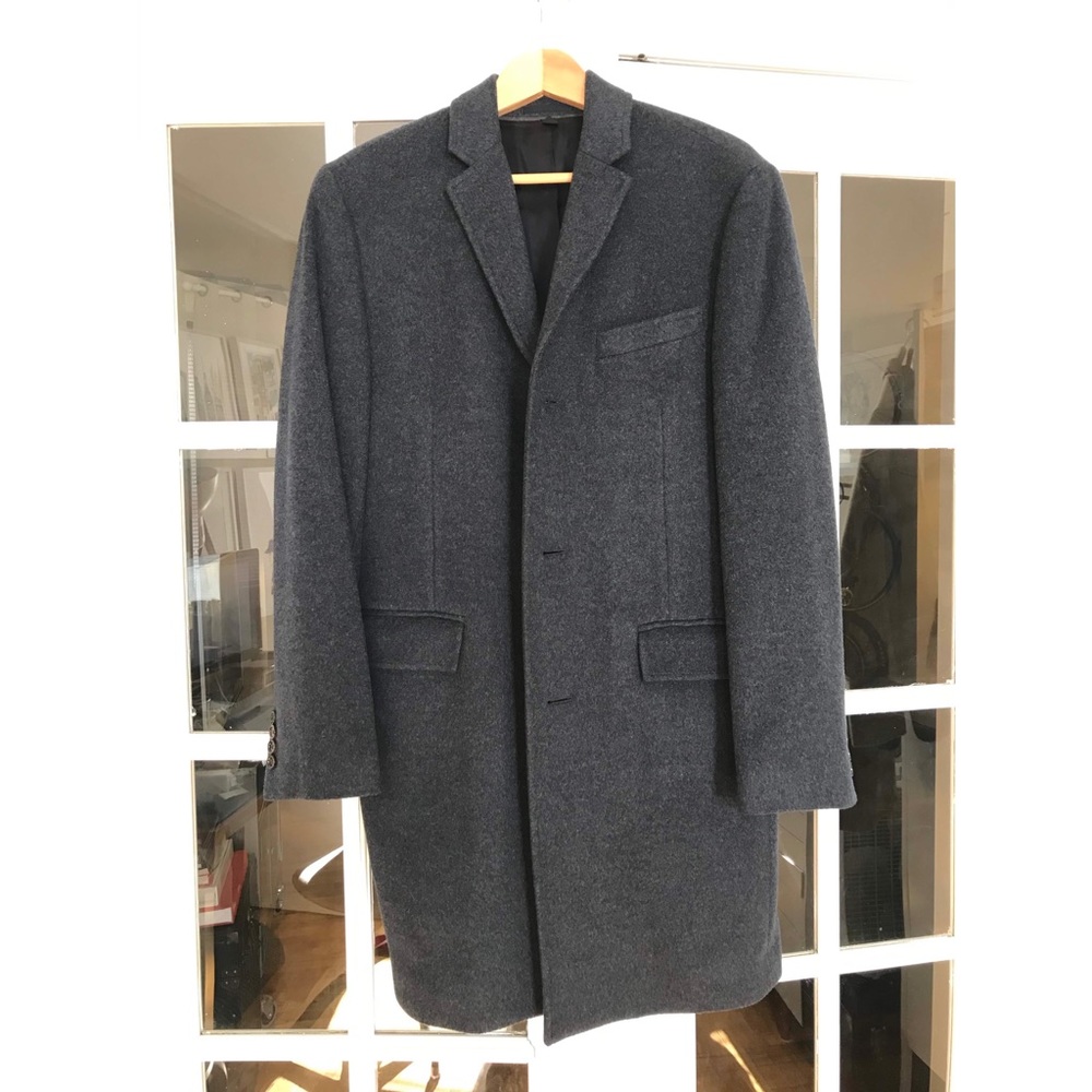 JCrew Ludlow topcoat Slate blue 38s